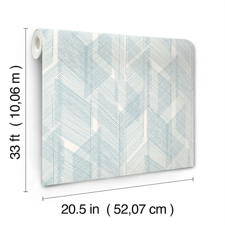 A-Street Prints Bryant - Blue Wallpaper | Buy Online A-Street Prints Bryant wallpaper, color Blue, SKU 4155-27337