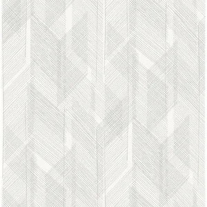 A-Street Prints Bryant wallpaper, color Silver, SKU 4155-27338