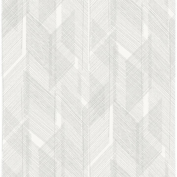 A-Street Prints Bryant wallpaper, color Silver, SKU 4155-27338