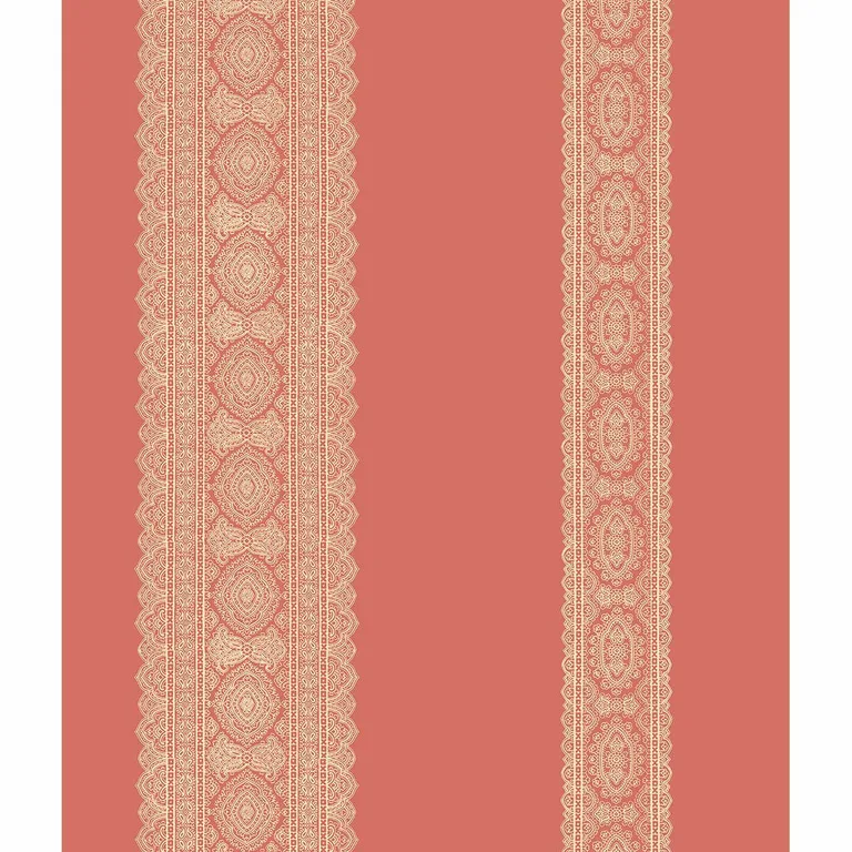 A-Street Prints Brynn wallpaper, color Coral, SKU 1014-001833