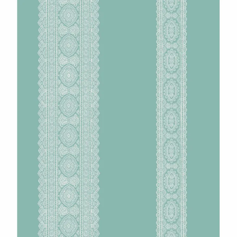 A-Street Prints Brynn wallpaper, color Turquoise, SKU 1014-001834
