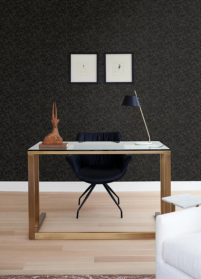 A-Street Prints Bulan wallpaper, color Black, SKU 4105-86635
