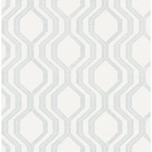 A-Street Prints Burton wallpaper, color Silver, SKU 4141-27104