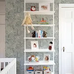 A-Street Prints Bygga Bo wallpaper, color Blue, SKU 4111-63005