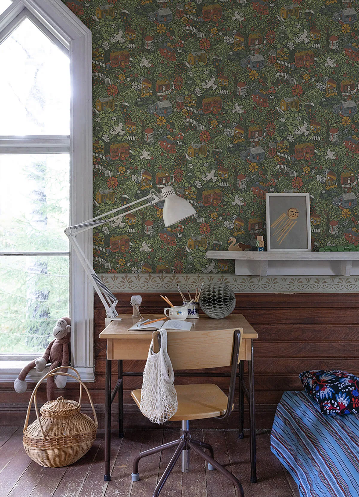 A-Street Prints Bygga Bo - Green Wallpaper | Buy Online A-Street Prints Bygga Bo wallpaper, color Green, SKU 4111-63003