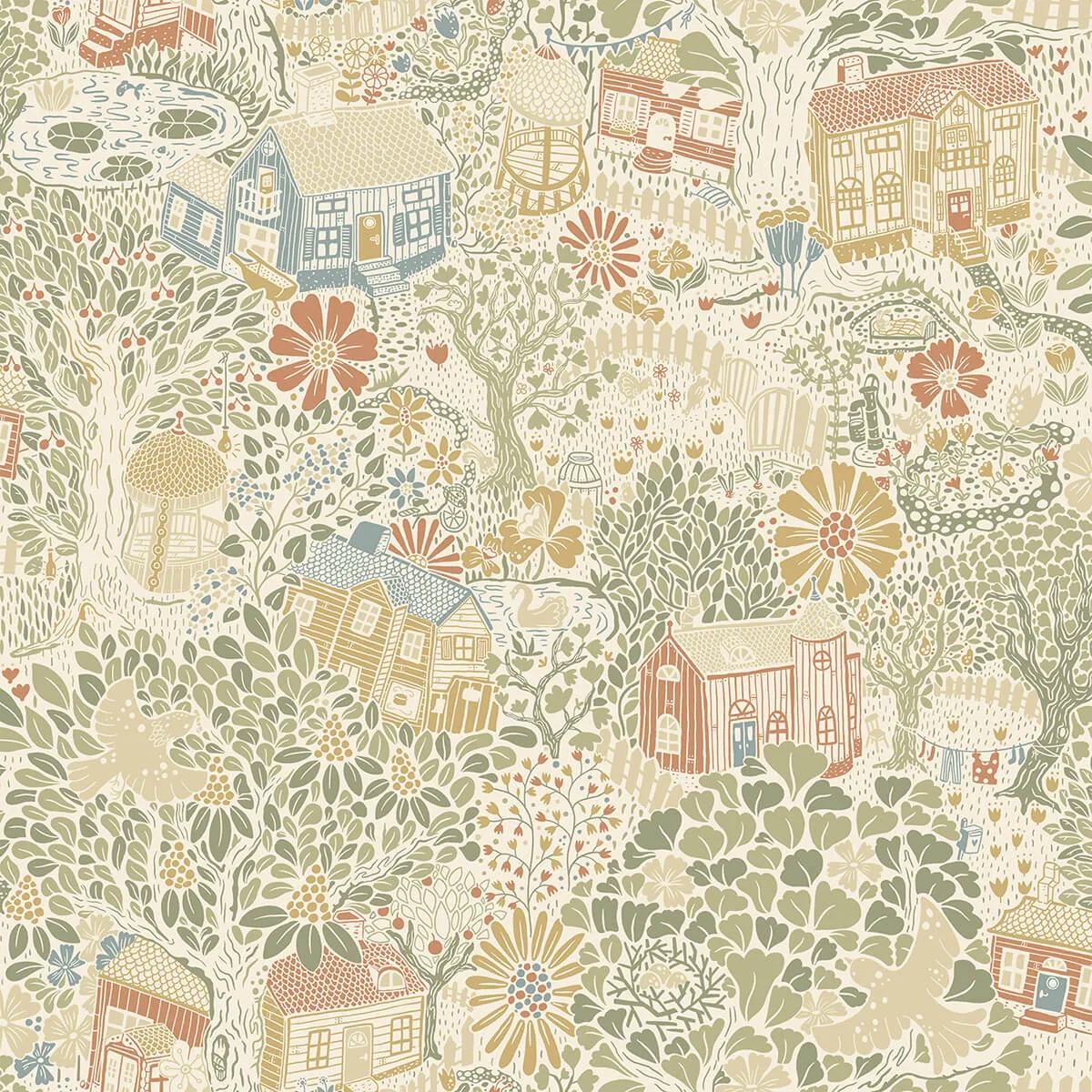 A-Street Prints Bygga Bo wallpaper, color Neutral, SKU 4111-63001