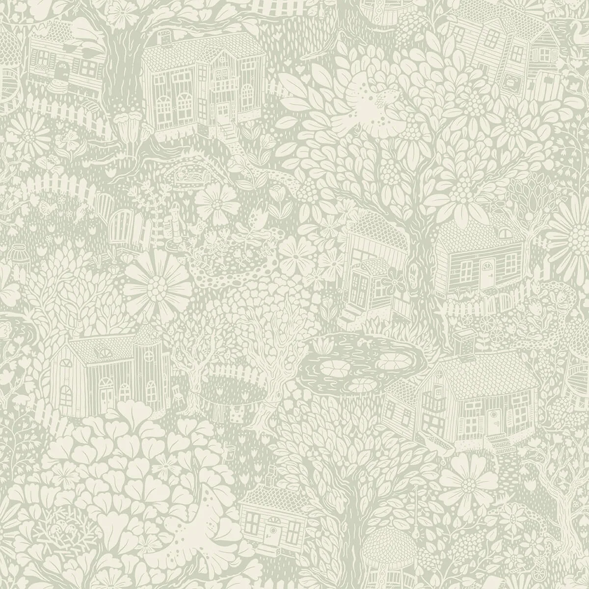 A-Street Prints Bygga Bo wallpaper, color Seafoam, SKU 4111-63004