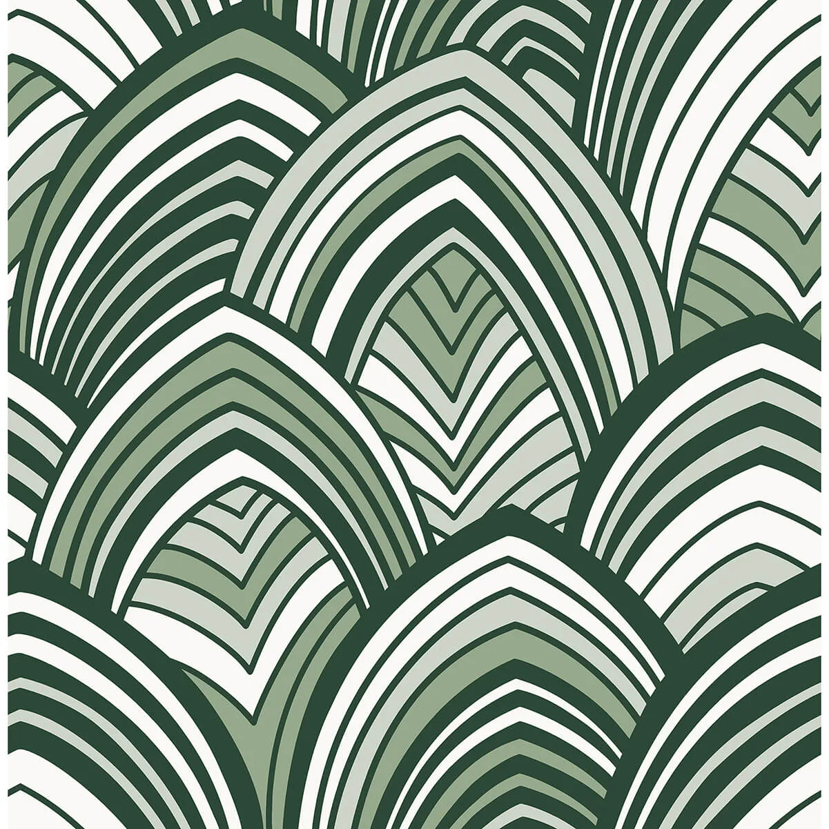 A-Street Prints Cabarita wallpaper, color Green, SKU 2969-87354