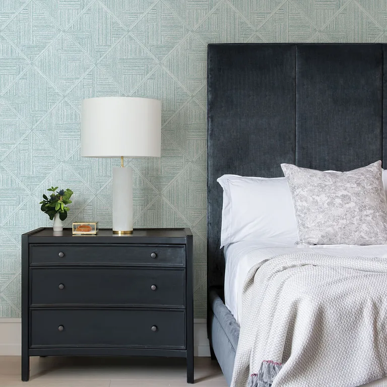 A-Street Prints Cade wallpaper, color Teal, SKU 2975-26210