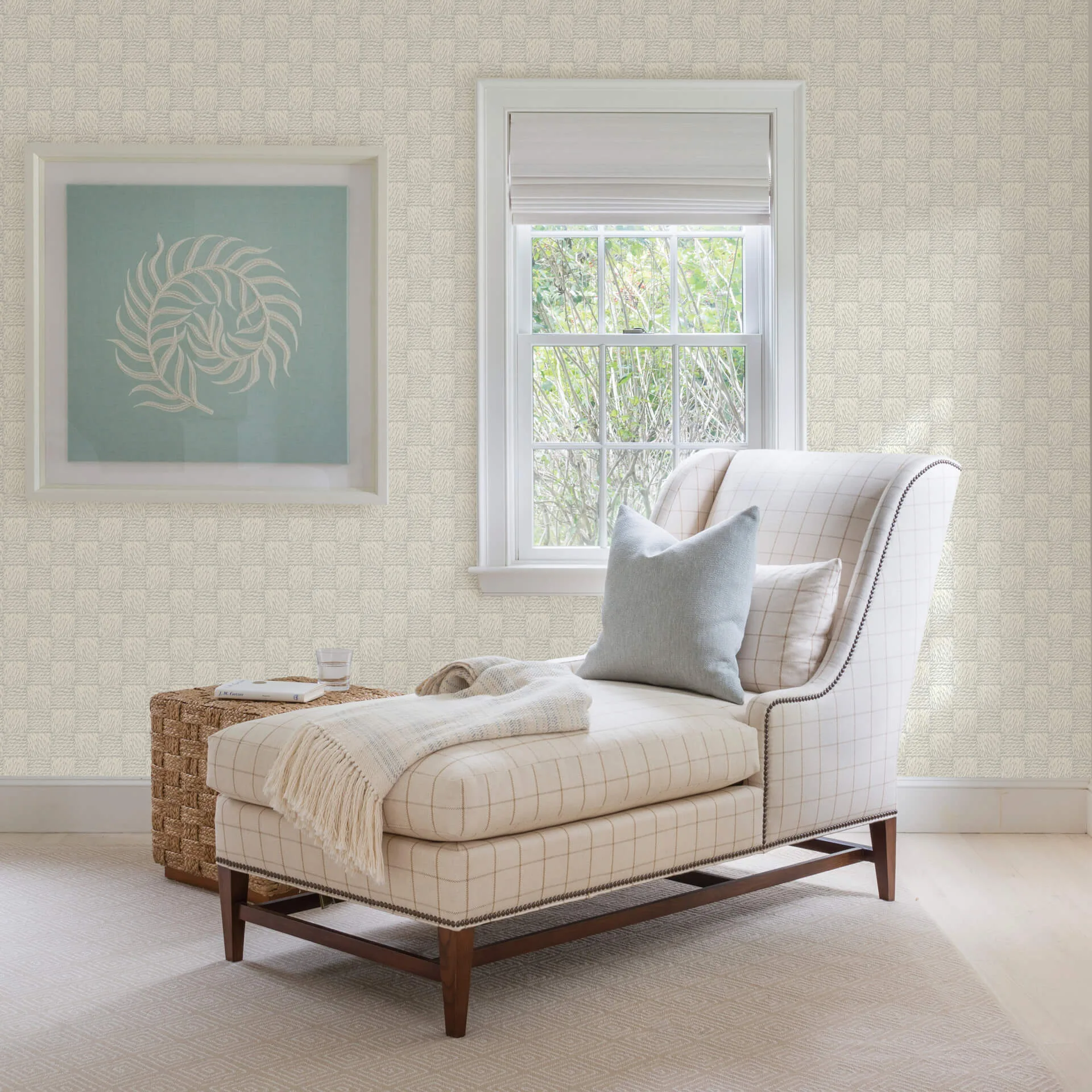 A-Street Prints Calabash wallpaper, color Dove, SKU 2927-80800
