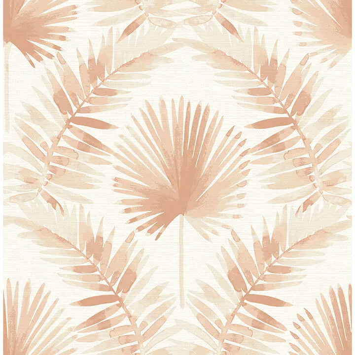A-Street Prints Calla wallpaper, color Rust, SKU 4121-26914