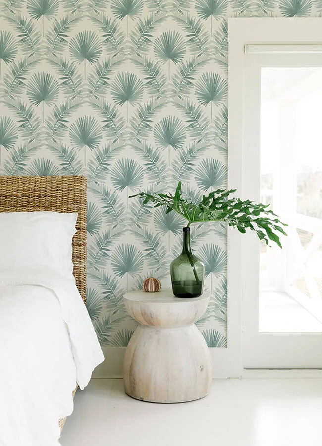 A-Street Prints Calla wallpaper, color Teal, SKU 4121-26912