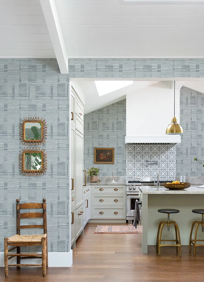 A-Street Prints Callaway wallpaper, color Denim, SKU 4074-26620