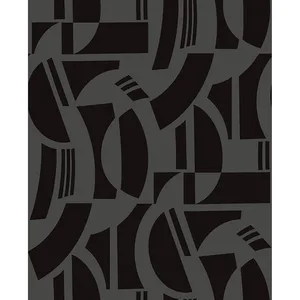 A-Street Prints Carter wallpaper, color Black, SKU 4034-87379