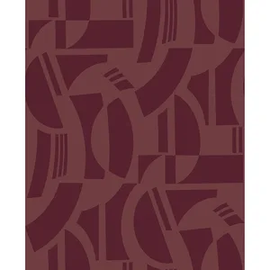 A-Street Prints Carter wallpaper, color Burgundy, SKU 4034-87380