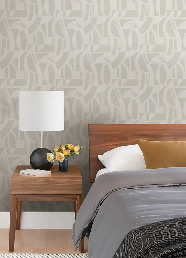 A-Street Prints Carter wallpaper, color Cream, SKU 4034-87384