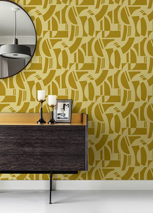 A-Street Prints Carter - Gold Wallpaper | Buy Online A-Street Prints Carter wallpaper, color Gold, SKU 4034-87382