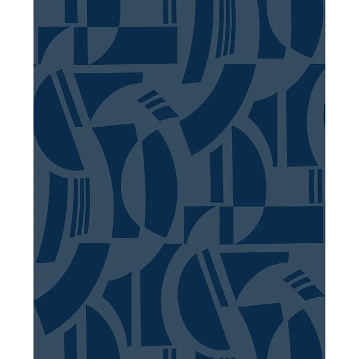 A-Street Prints Carter wallpaper, color Indigo, SKU 4034-87381