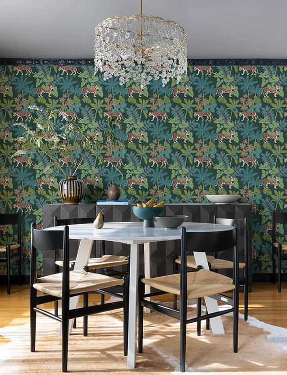 A-Street Prints Caspian wallpaper, color Evergreen, SKU 4146-27251
