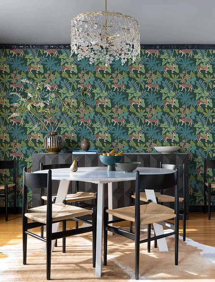 A-Street Prints Caspian wallpaper, color Evergreen, SKU 4146-27251
