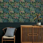 A-Street Prints Caspian - Evergreen Wallpaper | Buy Online A-Street Prints Caspian wallpaper, color Evergreen, SKU 4146-27251