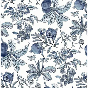 A-Street Prints Cecilia wallpaper, color Blue, SKU 4120-26811
