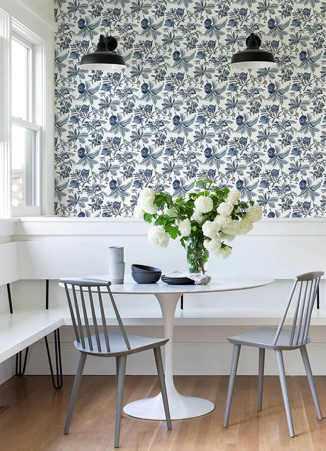 A-Street Prints Cecilia - Blue Wallpaper | Buy Online A-Street Prints Cecilia wallpaper, color Blue, SKU 4120-26811