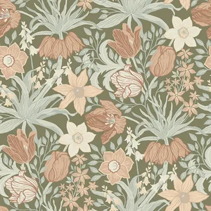 A-Street Prints Cecilia wallpaper, color Moss, SKU 4143-34029