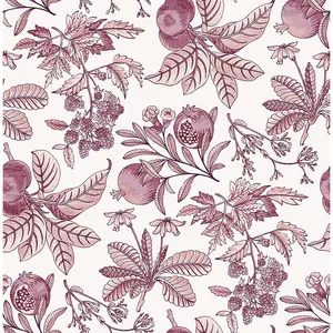 A-Street Prints Cecilia wallpaper, color Purple, SKU 4120-26815