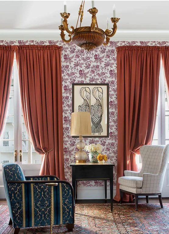 A-Street Prints Cecilia wallpaper, color Purple, SKU 4120-26815