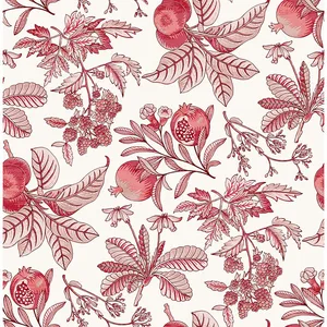A-Street Prints Cecilia wallpaper, color Red, SKU 4120-26812