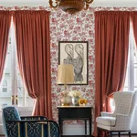 A-Street Prints Cecilia - Red Wallpaper | Buy Online A-Street Prints Cecilia wallpaper, color Red, SKU 4120-26812