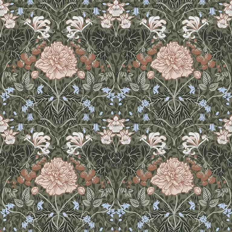 A-Street Prints Celestine wallpaper, color Green, SKU 2948-28019