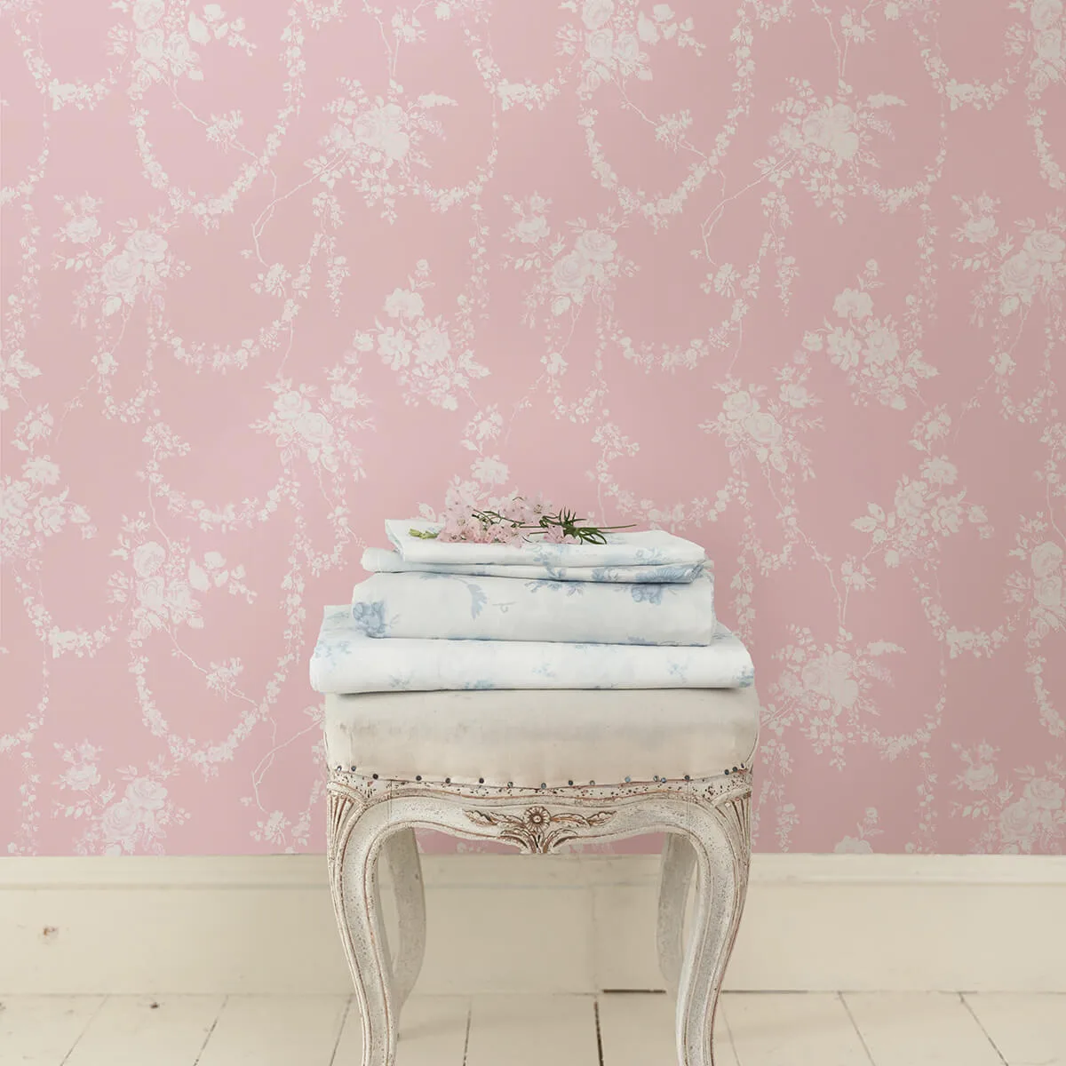 A-Street Prints Chandelier Gates - Easter Pink Wallpaper | Buy Online A-Street Prints Chandelier Gates wallpaper, color Easter Pink, SKU AST4110
