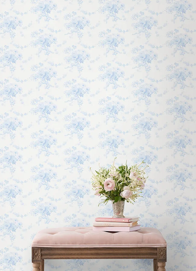 A-Street Prints Champagne Harbor - Powdered Blue Wallpaper | Buy Online A-Street Prints Champagne Harbor wallpaper, color Powdered Blue, SKU AST6446