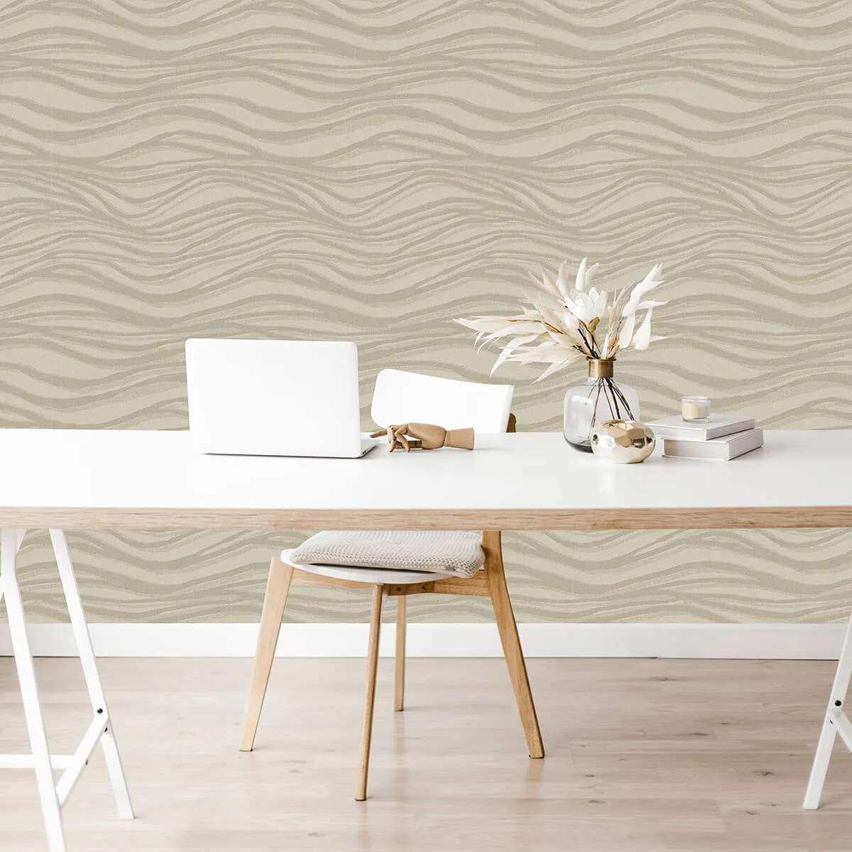 A-Street Prints Chorus wallpaper, color Gold, SKU 2975-87361