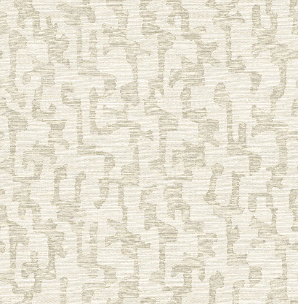A-Street Prints Cipher wallpaper, color Beige, SKU 4177-27703