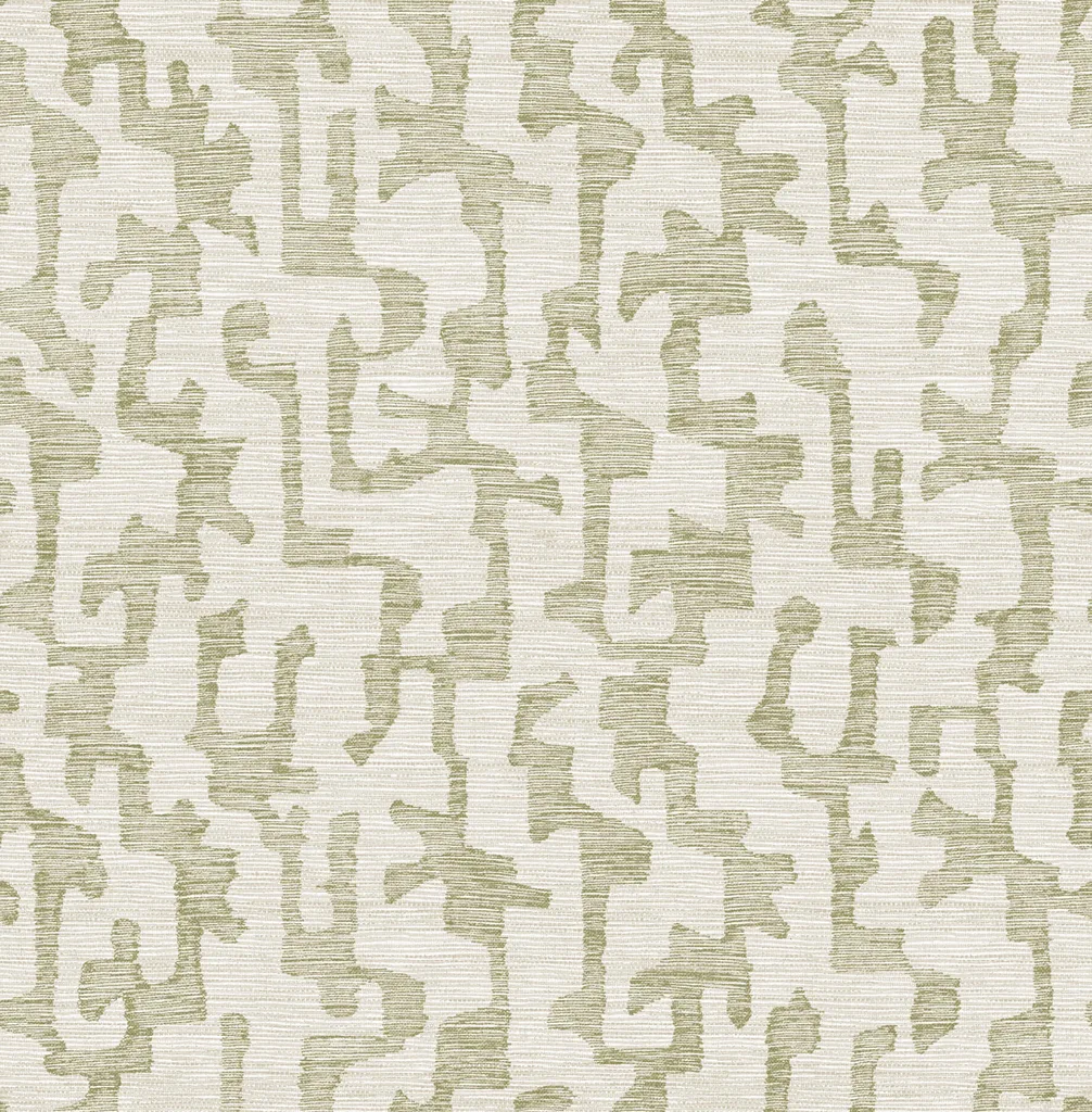 A-Street Prints Cipher wallpaper, color Moss, SKU 4177-27702