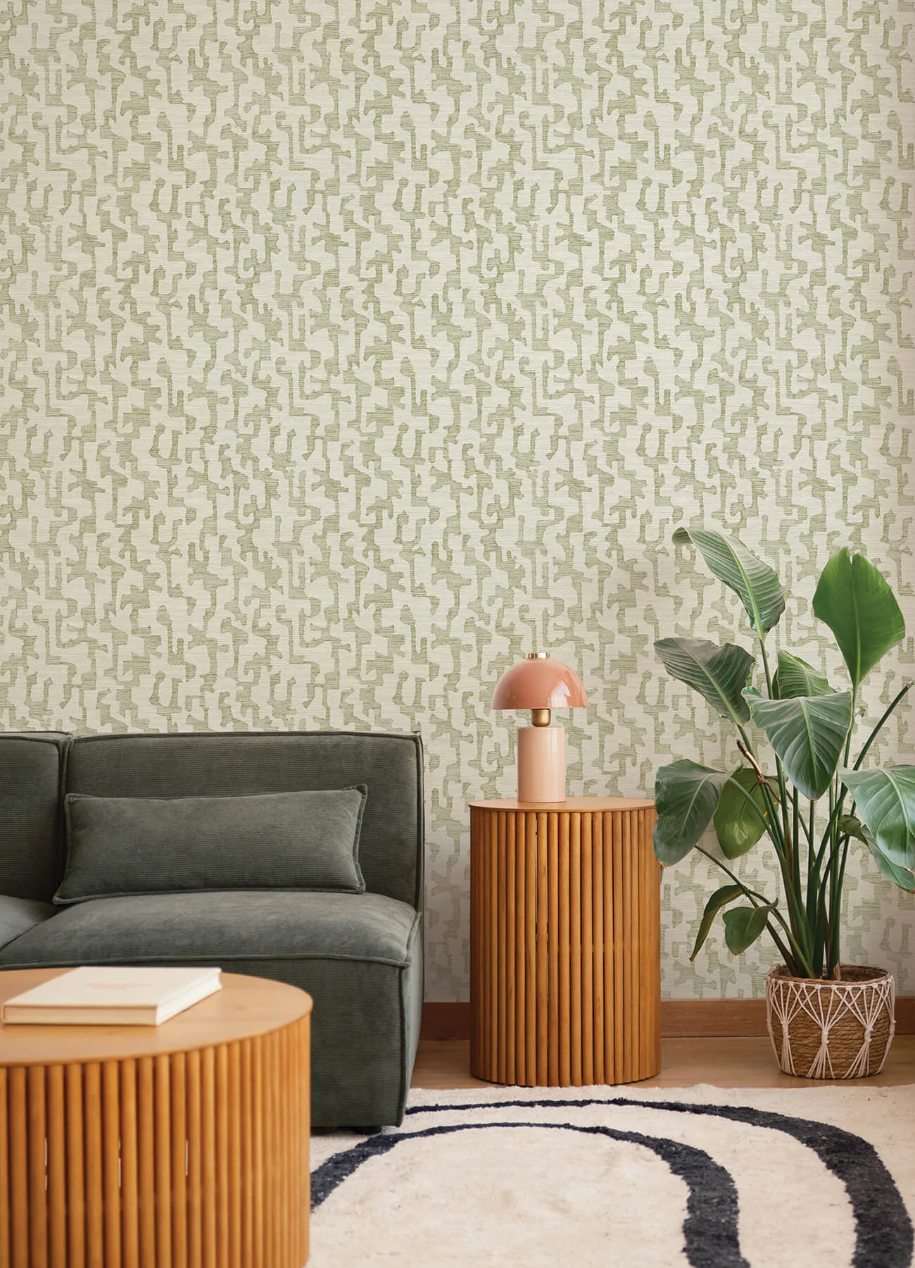 A-Street Prints Cipher wallpaper, color Moss, SKU 4177-27702