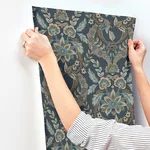 A-Street Prints Collins - Teal Wallpaper | Buy Online A-Street Prints Collins wallpaper, color Teal, SKU 4173-27653