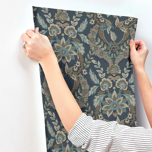 A-Street Prints Collins - Teal Wallpaper | Buy Online A-Street Prints Collins wallpaper, color Teal, SKU 4173-27653