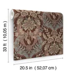 A-Street Prints Collins - Plum Wallpaper | Buy Online A-Street Prints Collins wallpaper, color Plum, SKU 4173-27656