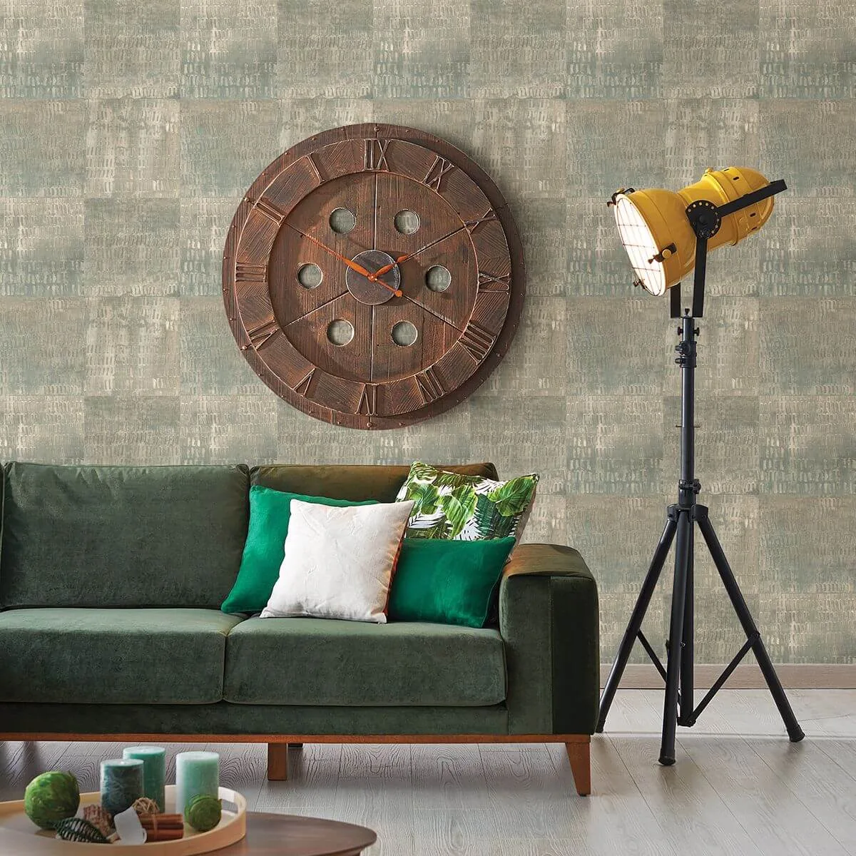 A-Street Prints Conundrum wallpaper, color Sage, SKU 2922-25380