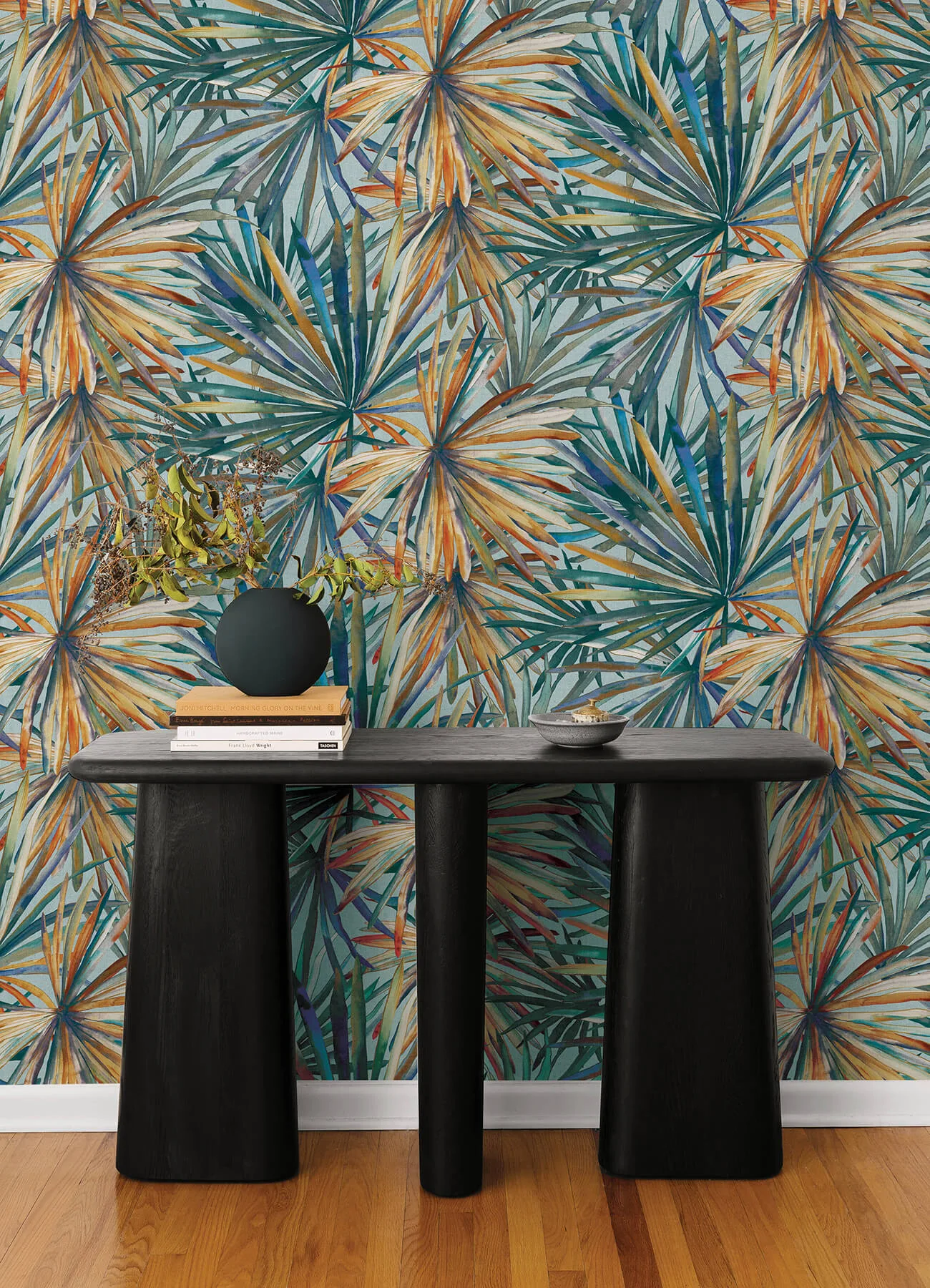A-Street Prints Corifa wallpaper, color Sea Green, SKU 4193-7451