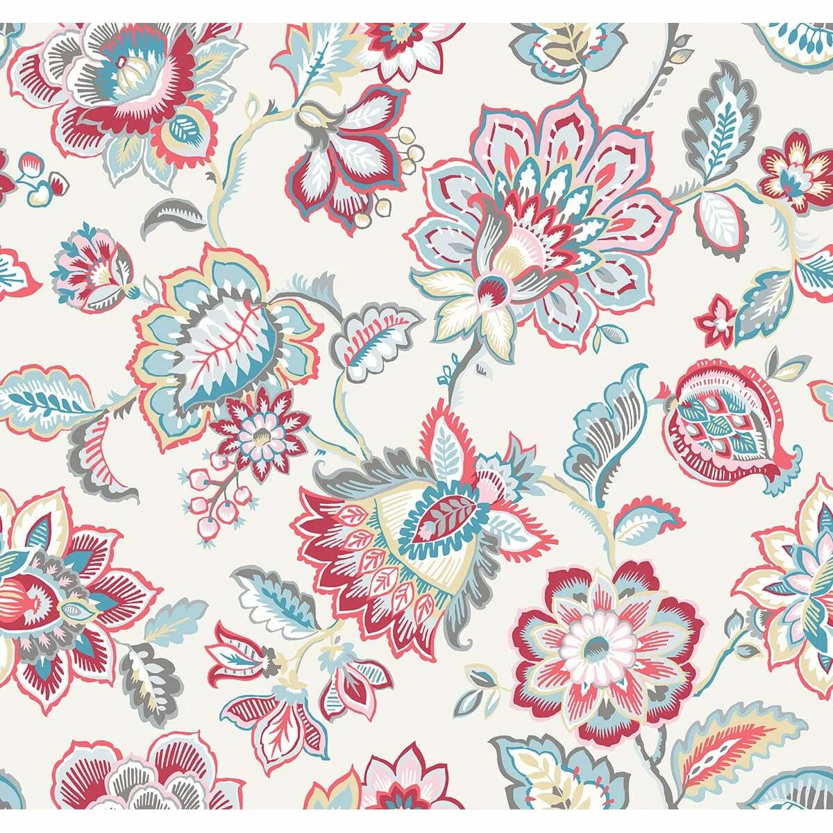 A-Street Prints Corona wallpaper, color Red, SKU 2901-87512
