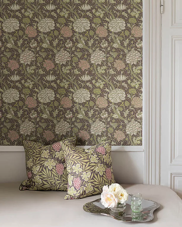 A-Street Prints Cray wallpaper, color Plum, SKU 4153-82036