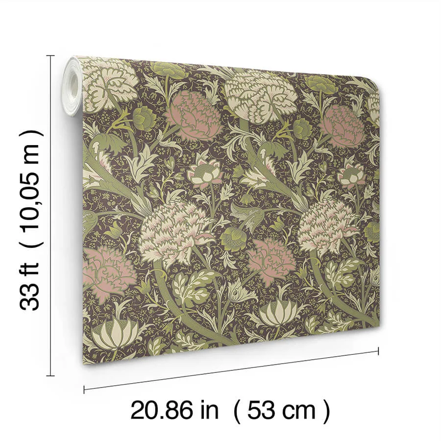 A-Street Prints Cray - Plum Wallpaper | Buy Online A-Street Prints Cray wallpaper, color Plum, SKU 4153-82036