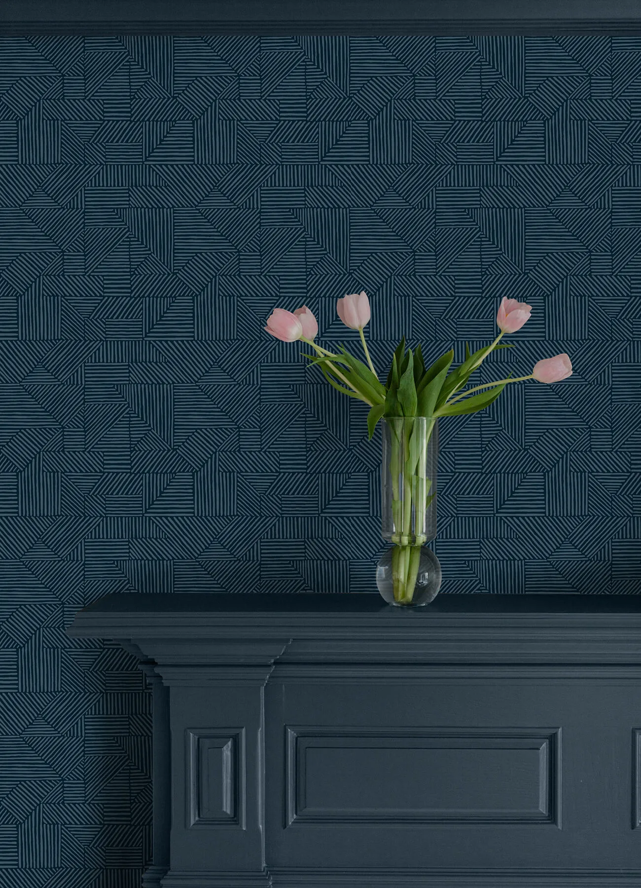A-Street Prints Crescendo wallpaper, color Dark Blue, SKU 4177-83301