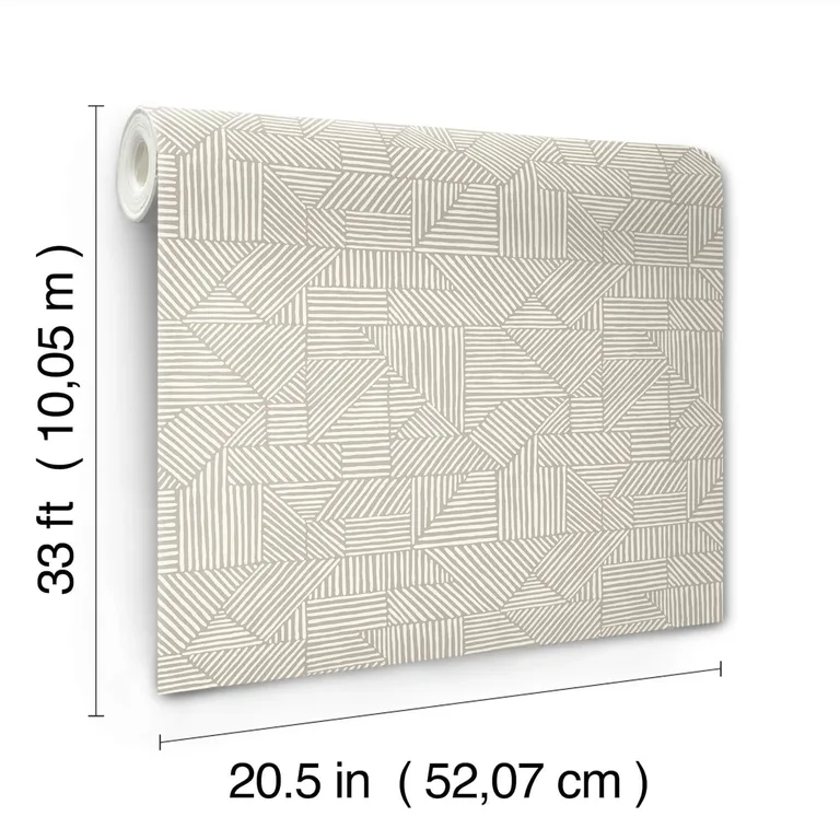 A-Street Prints Crescendo wallpaper, color Light Grey, SKU 4177-83303