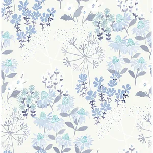 A-Street Prints Cultivate wallpaper, color Blue, SKU 4122-27017